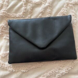 Black Envelope Clutch